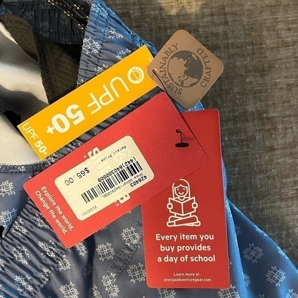 SHERPA Women's Sajilo Pull-On Short Shorts Haze Micro Size small - Picture 7 of 7